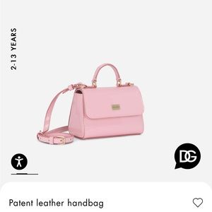 NEW Dolce & Gabbana Mini Patent Leather Handbag